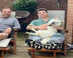 Brooks also has a furry member in his family.
